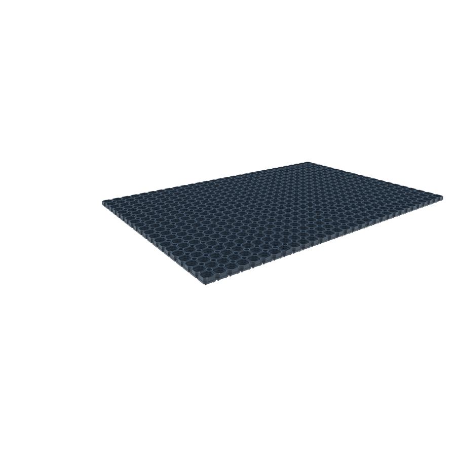 [048952] Alfombra de caucho para máquina herramienta - Dim.: 800x1200x23h mm - Negro