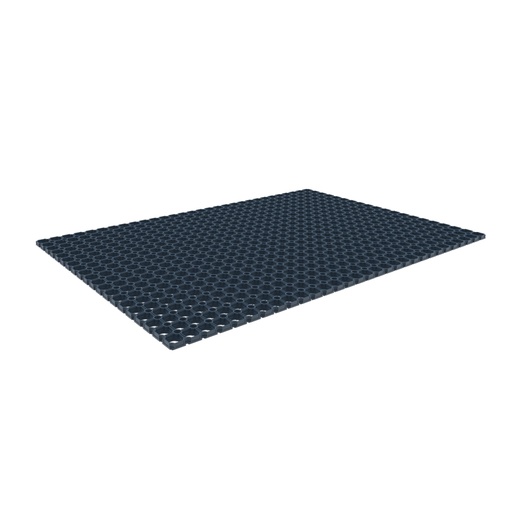 [048953] Alfombra de caucho para máquina herramienta - Dim.: 800x1200x17h mm - Negro