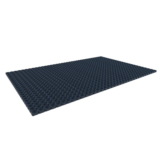 [048957] Alfombra de caucho para máquina herramienta - Dim.: 1000x1500x23h mm - Negro