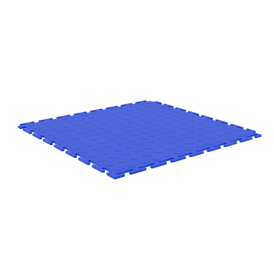 [048963] Loseta de PVC encajable con superficie punteada - Dim.: 501x501x5h mm - Azul