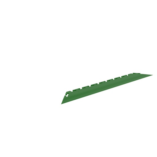 [048977] Pack de 4 rampas en angulo para loseta de PVC - Dim.: 592x78x5h mm - Verde