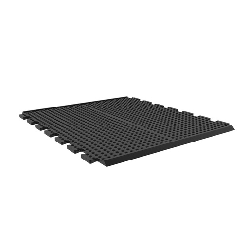 [048984] Alfombra ergonómica contectable - Dim.: 800x700x16h mm - Negro