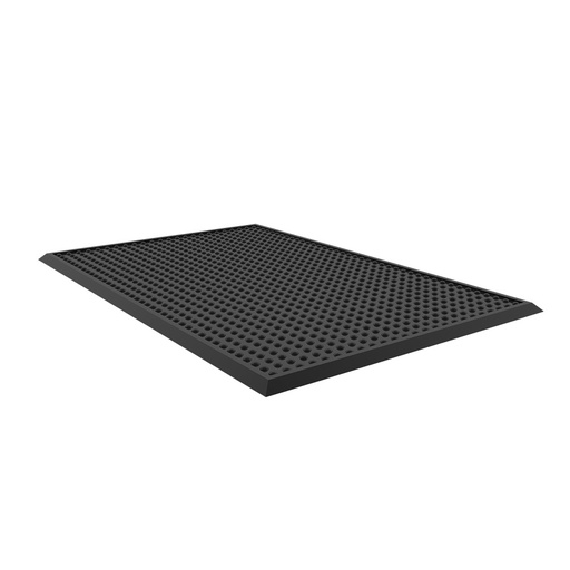 [048985] Alfombra ergonómica contectable - Dim.: 600x900x16h mm - Negro
