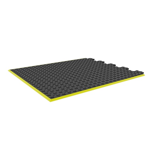 [048988] Alfombra antifatiga contectable - Dim.: 710x790x11h mm - Negro