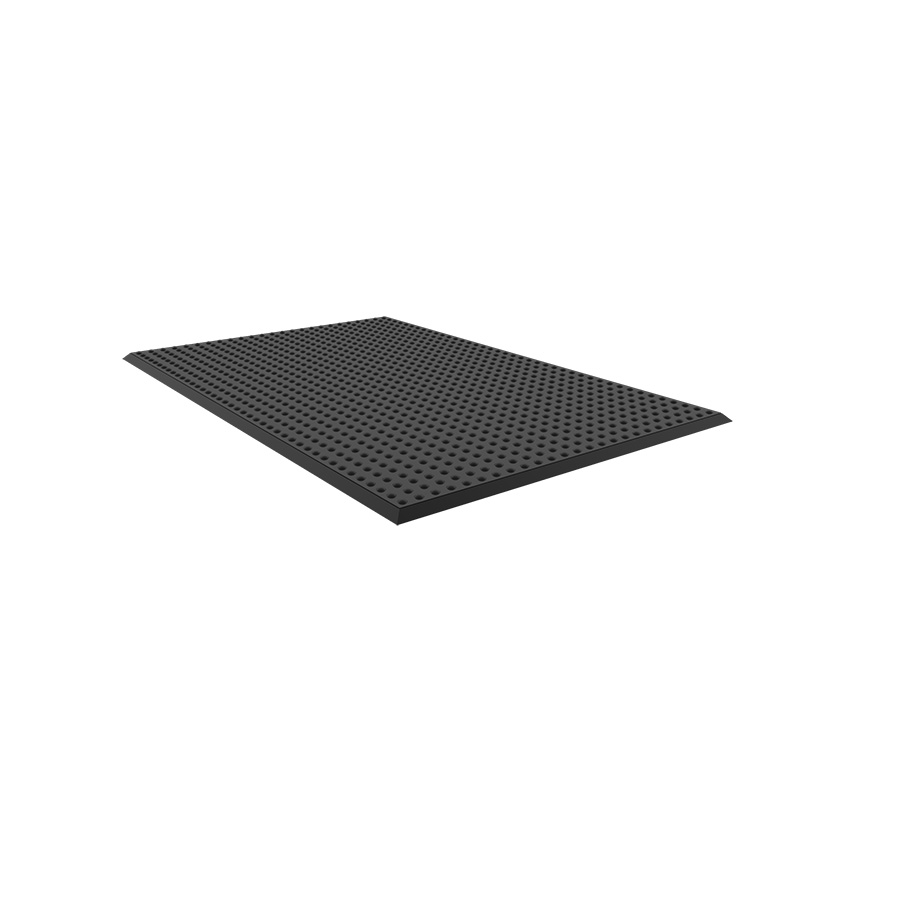 [048989] Alfombra ergonómica de seguridad - Dim.: 600x900x16h mm - Negro