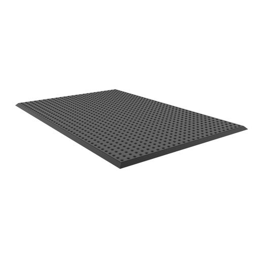 [048989] Alfombra ergonómica de seguridad - Dim.: 600x900x16h mm - Negro
