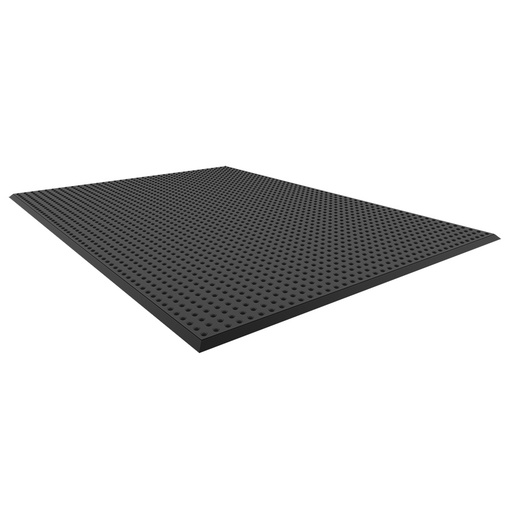 [048991] Alfombra ergonómica de seguridad - Dim.: 1200x900x16h mm - Negro