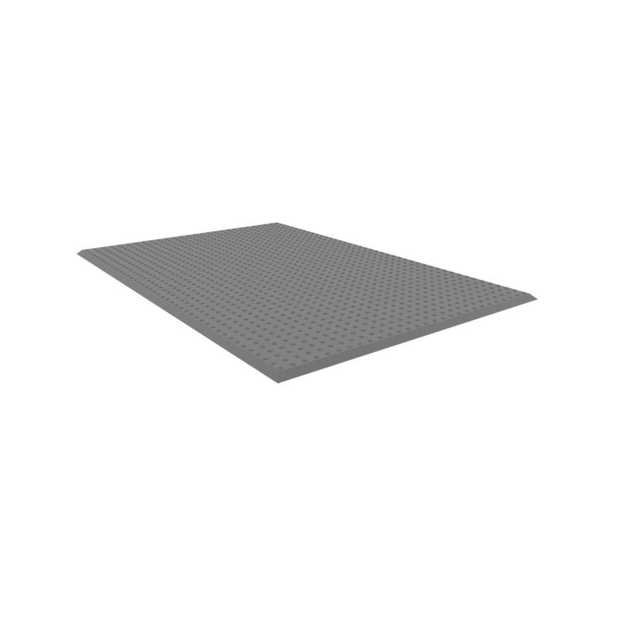 [048993] Alfombra ergonómica de seguridad - Dim.: 660x960x15h mm - Gris