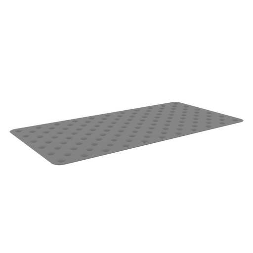 [049000] Alfombra de caucho para aviso de peligro cercano - Dim.: 420x800x7h mm - Gris