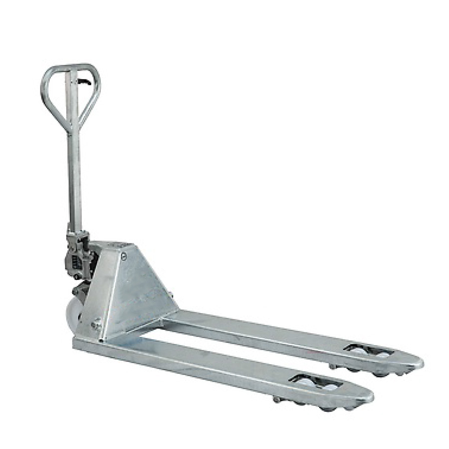 [049203] Transpaleta manual de 2500 kg de carga máxima - Dim. horquillas 800x525 mm - Galvanizada