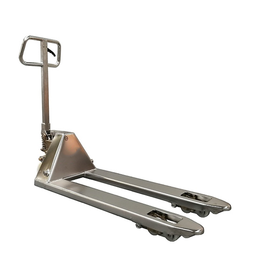 [049205] Transpaleta manual de 2500 kg de carga máxima - Dim. horquillas 1150x525 mm - Acero inoxidable