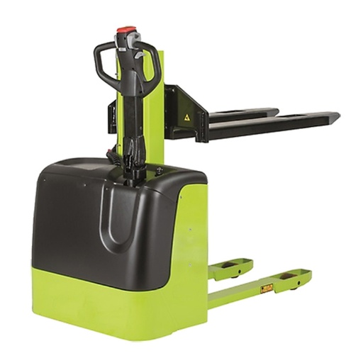 [049214] Apilador de tracción y elevación eléctrica (batería de gel y cargador incorporado) - Carga 1000 kg - Elevación 900 mm - Verde Pantone 382C