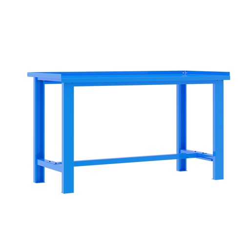 [049317] Banco de trabajo desmontable con encimera de acero - Dim.: 1500x700x890h mm - Azul ral 5015