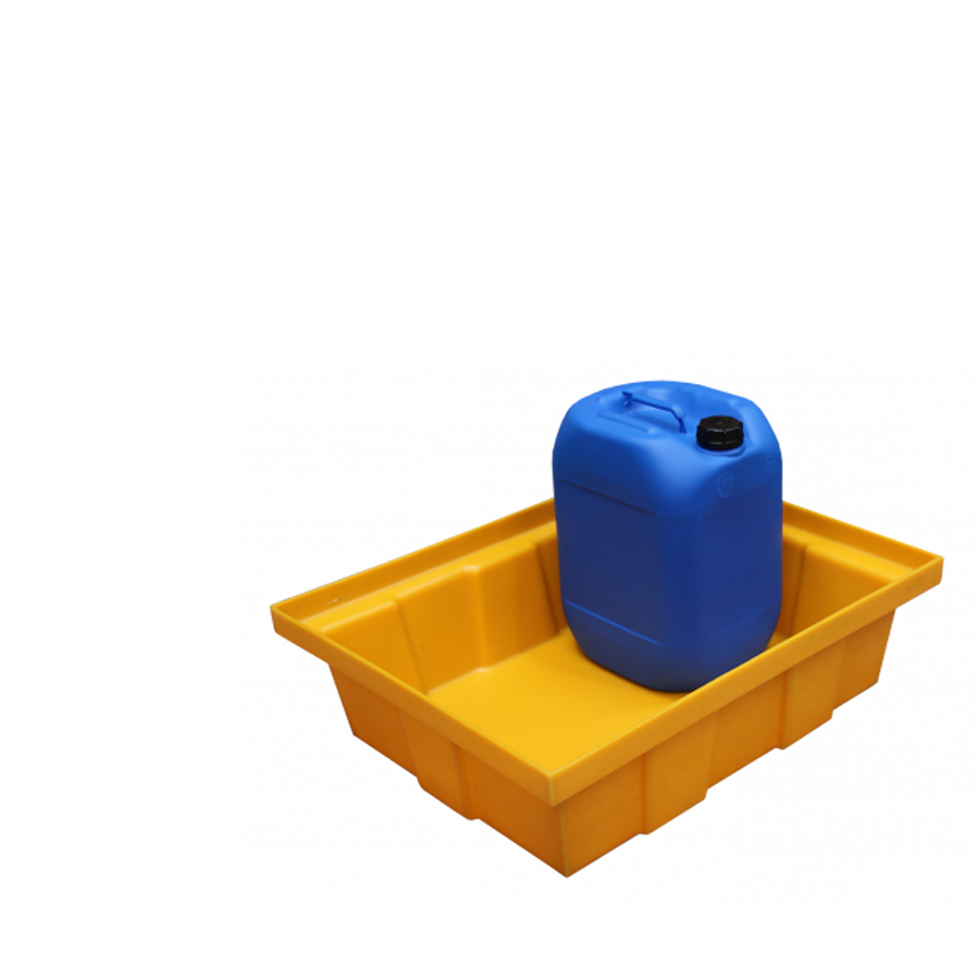 [049401] Cubeta colectora plástica de 70 lts. de capacidad para botellas y garrafas - Dim.: 810x640x230h mm - Amarillo