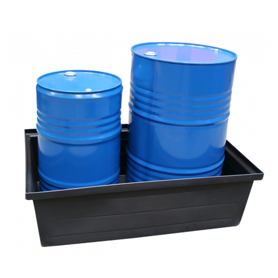 [049427] Cubeto de retención de plástico - Cap.: 240 lts. - Dim.: 1222x815x350h mm - Negro