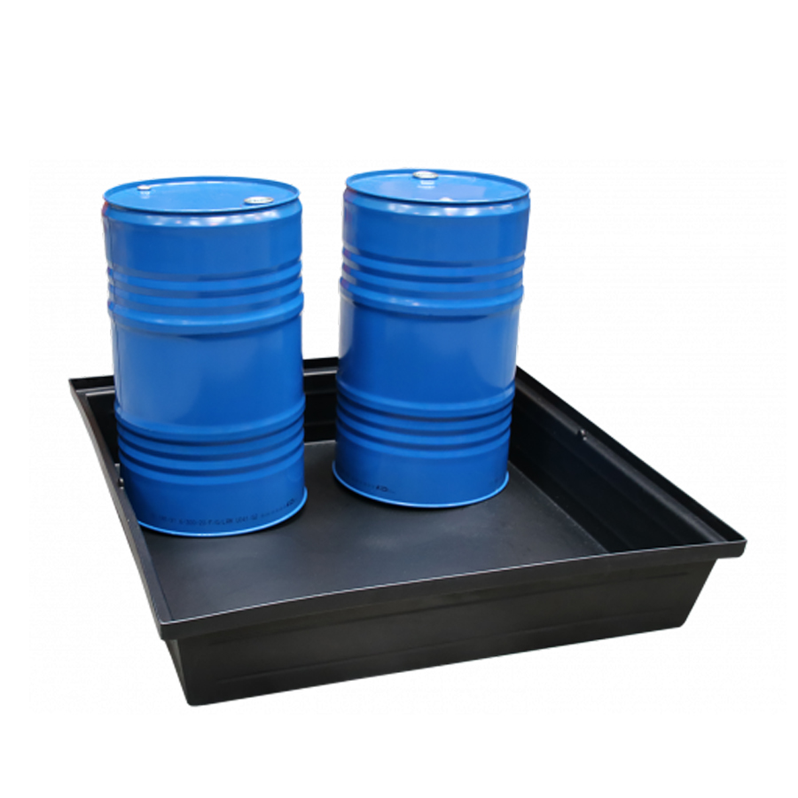 [049430] Cubeta de retención de plástico - Cap.: 240 lts. - Dim.: 1222x1222x240h mm - Negro