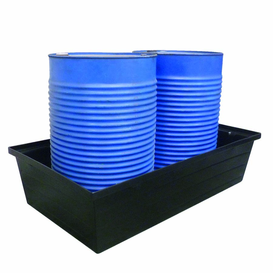 [049452] Cubeto de retención de plástico - Cap.: 300 lts. - Dim.: 1470x815x360h mm - Negro