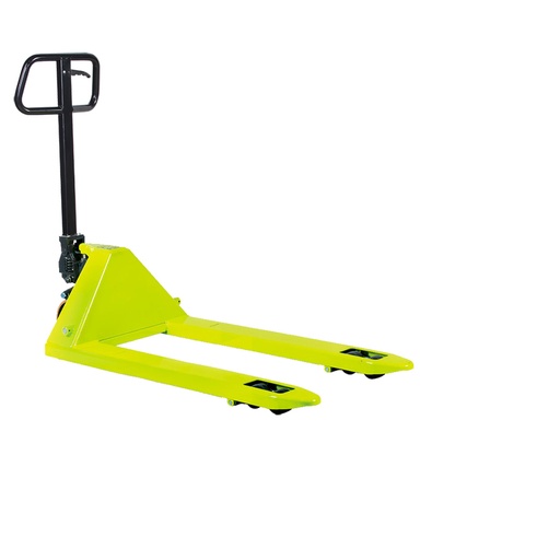 [049613] Transpaleta manual ancha - Dim. palas 1220x685 mm - Carga 2500 kg - Verde Pantone 382C