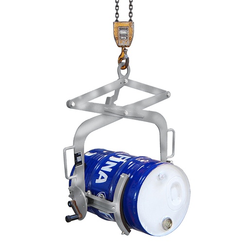 [049977] Pinza volteadora de bidones mediante grúa - Dim.: 320x805x905h mm - Acero galvanizado