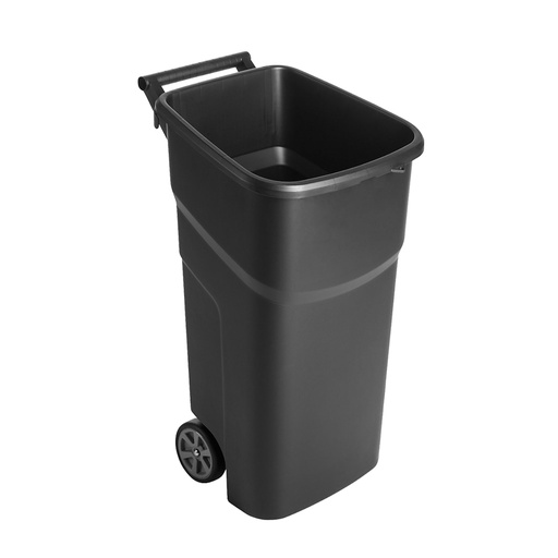 [049999] Basurera sin tapa para interior de 100 lts de capacidad - Dim.: 590x510x920h mm - Negro 