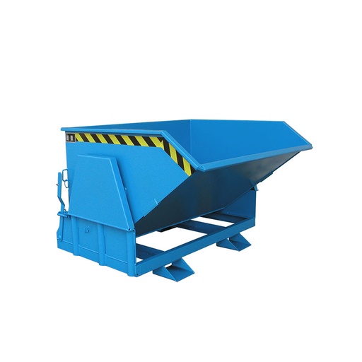 [050035] Contenedor metálico basculante estándar de 0,8 m³ - Dim.: 1455x1150x1070h mm - azul ral 5012