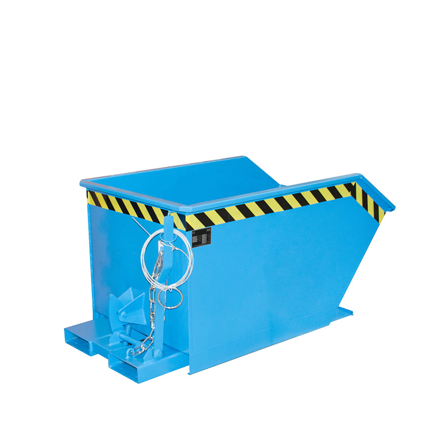 [050059] Contenedor metálico autobasculante de 0,5 m³ - Dim.: 1440x780x680h mm - azul ral 5012