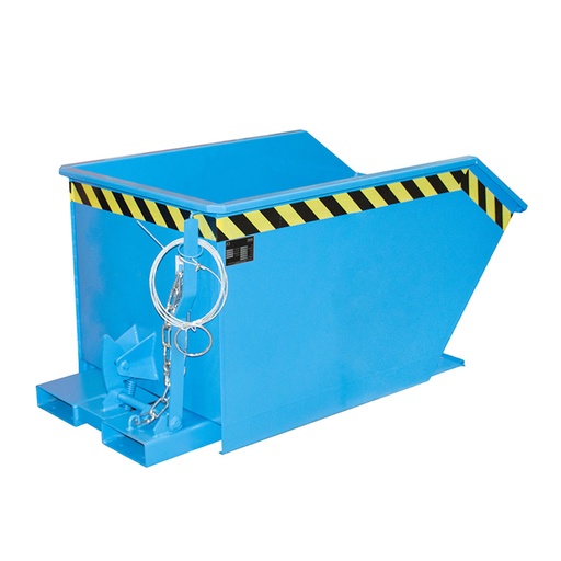 [050059] Contenedor metálico autobasculante de 0,5 m³ - Dim.: 1440x780x680h mm - azul ral 5012
