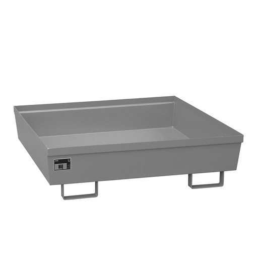 [050286] Cubeta colectora metálica de 246 litros de capacidad - Dim.: 1200x800x415h mm - Gris ral 7005