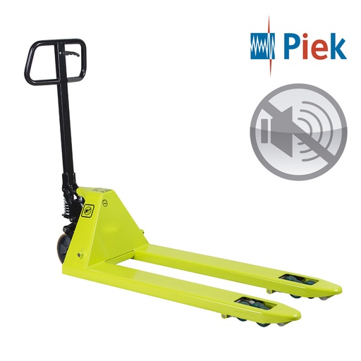 [050356] Transpaleta manual silenciosa - Dim. palas 800x525 mm - Carga 2000 kg - Verde Pantone 382C