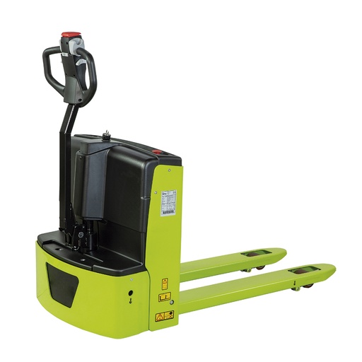 [050359] Transpaleta eléctrica EVO de 1400 kg de carga (batería gel y cargador incorporado) - Dim. palas: 1150x525 mm - Verde Pantone 382C