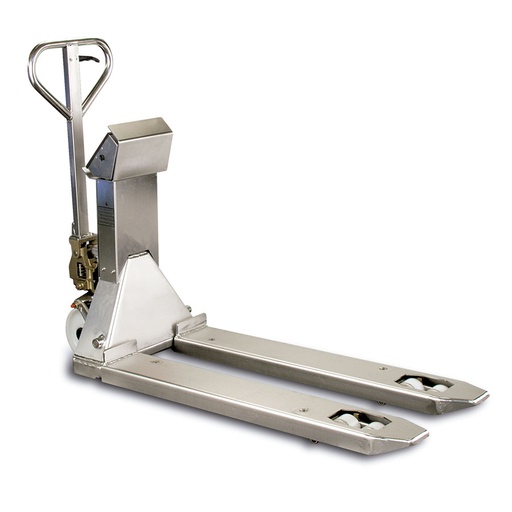 [050440] Transpaleta manual pesadora - Dim. palas: 1185x555mm - Carga máx. 2.500 kg - Acero Inoxidable