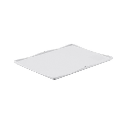 [050487] Tapa plástica apoyable para contenedor plástico Basicline Plus - Dim.: 800x600 mm - Gris