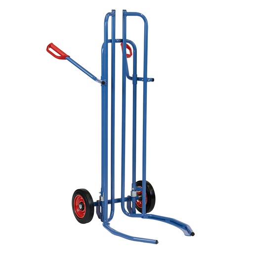 [050667] Carretilla de mano para ruedas y neumáticos de Ø450 a Ø860 mm - Ruedas macizas - Azul ral 5007