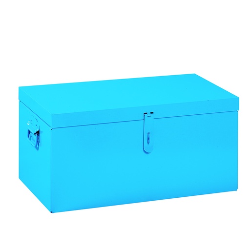 [050672] Arcón metálico con tapa superior abatible de 85 lts. - Dim.: 705x350x350h mm - Azul ral 5015