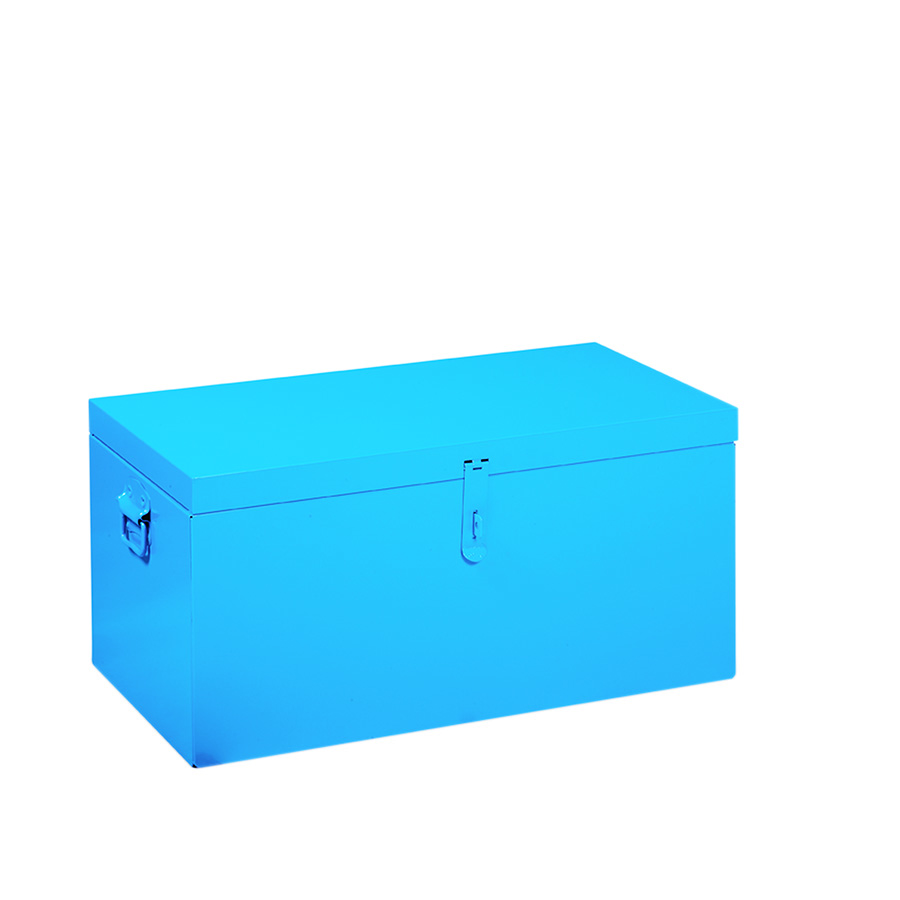 [050673] Arcón metálico con tapa superior abatible de 135 lts. - Dim.: 800x430x400h mm - Azul ral 5015