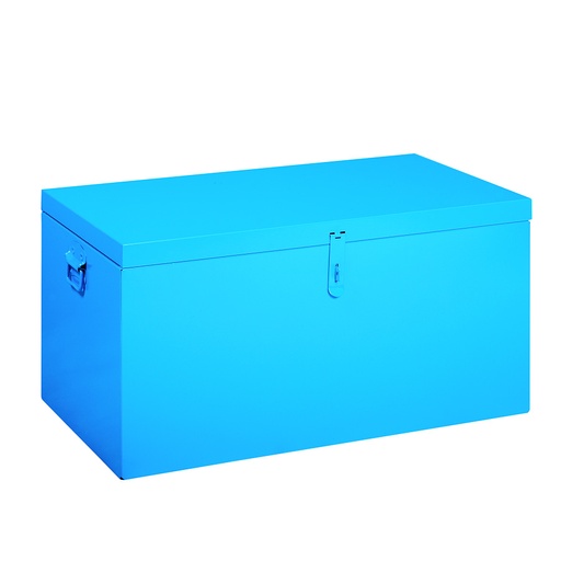 [050674] Arcón metálico con tapa superior abatible de 250 lts. - Dim.: 950x530x500h mm - Azul ral 5015