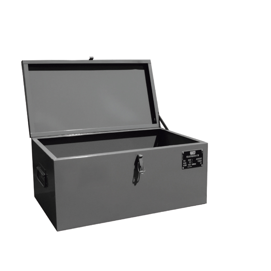 [050681] Arcón metálico con tapa superior abatible de 100 lts. - Dim.: 750x410x350h mm - Gris ral 7011