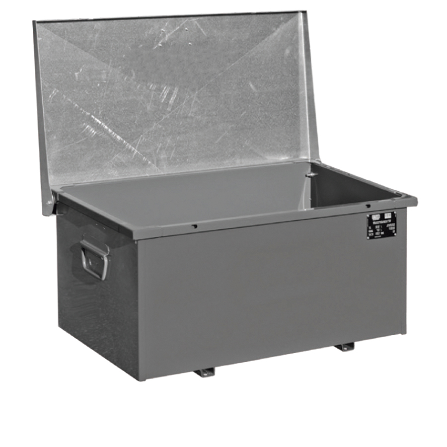 [050682] Arcón metálico con tapa superior abatible de 170 lts. - Dim.: 850x500x435h mm - Gris ral 7011