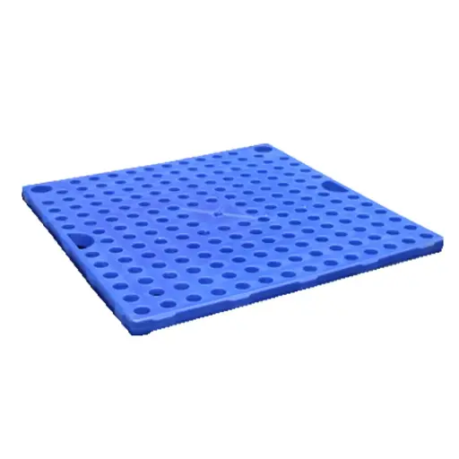 [050290] Rejilla plástica para armario puertas correderas - Dim.:1200x1200x50h mm - Azul