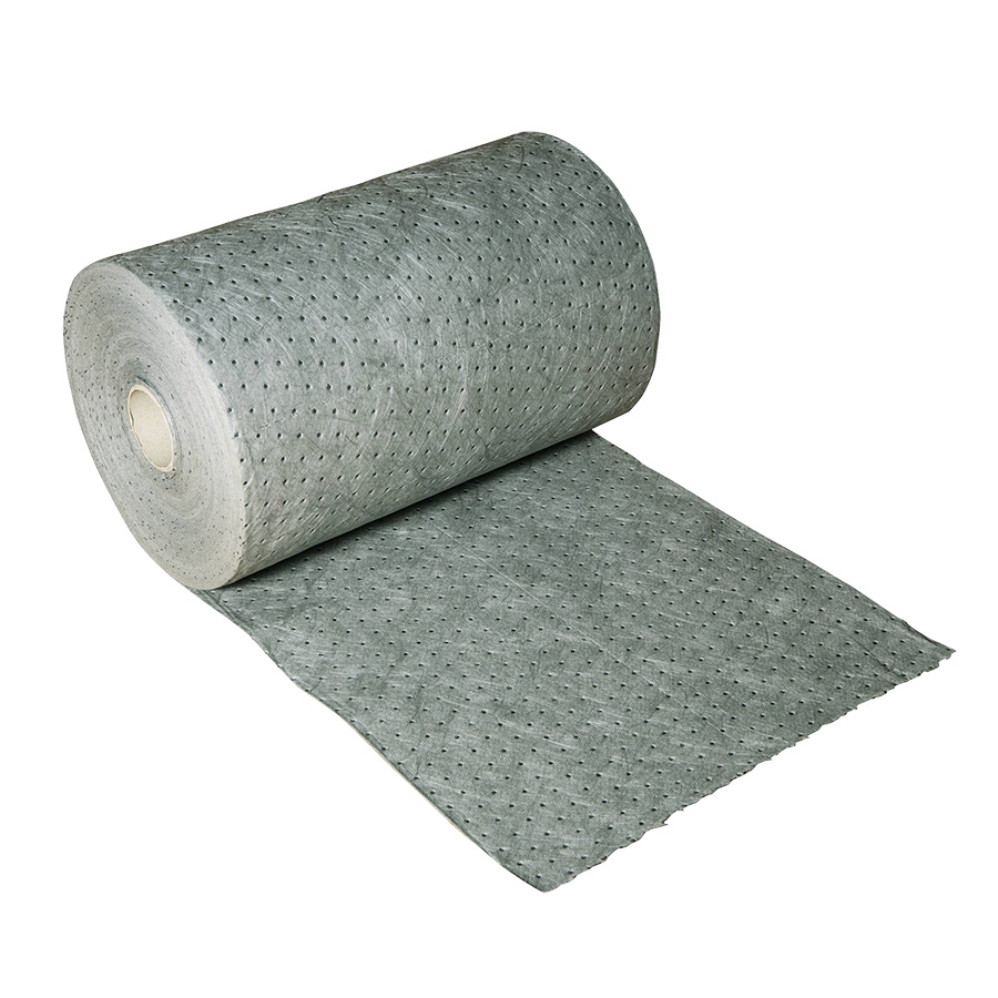 [039016] 1 rollo absorbente de líquidos universales de espesor simple - Dim.: 0,8x60 m - Gris oscuro