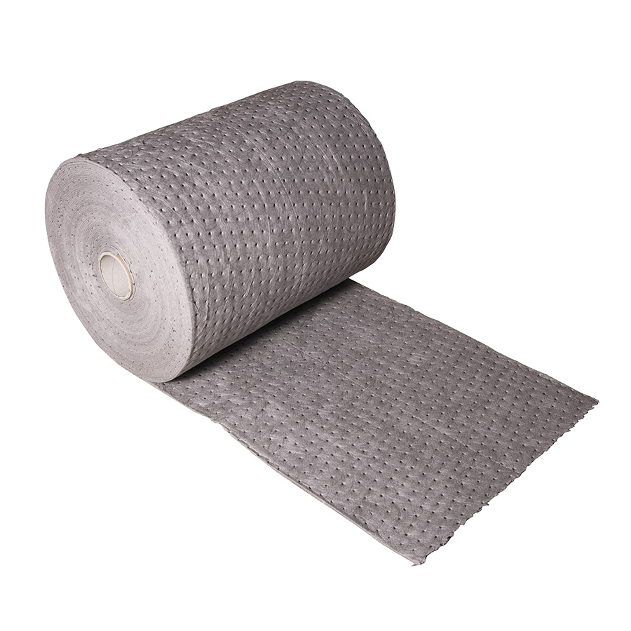 [039017] Pack de 2 rollos absorbentes de líquidos universales de espesor doble - Dim.: 0,4x40 m - Gris oscuro
