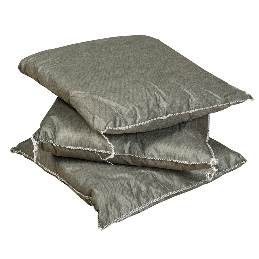 [039175] Pack de 24 almohadas absorbentes de líquidos universales - Dim.: 300x300 mm - Gris oscuro