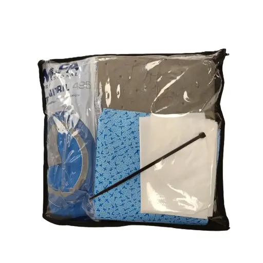 [038583] Kit de absorbentes para recogida de líquidos universales - Cap.: 12 lts. - Gris Oscuro