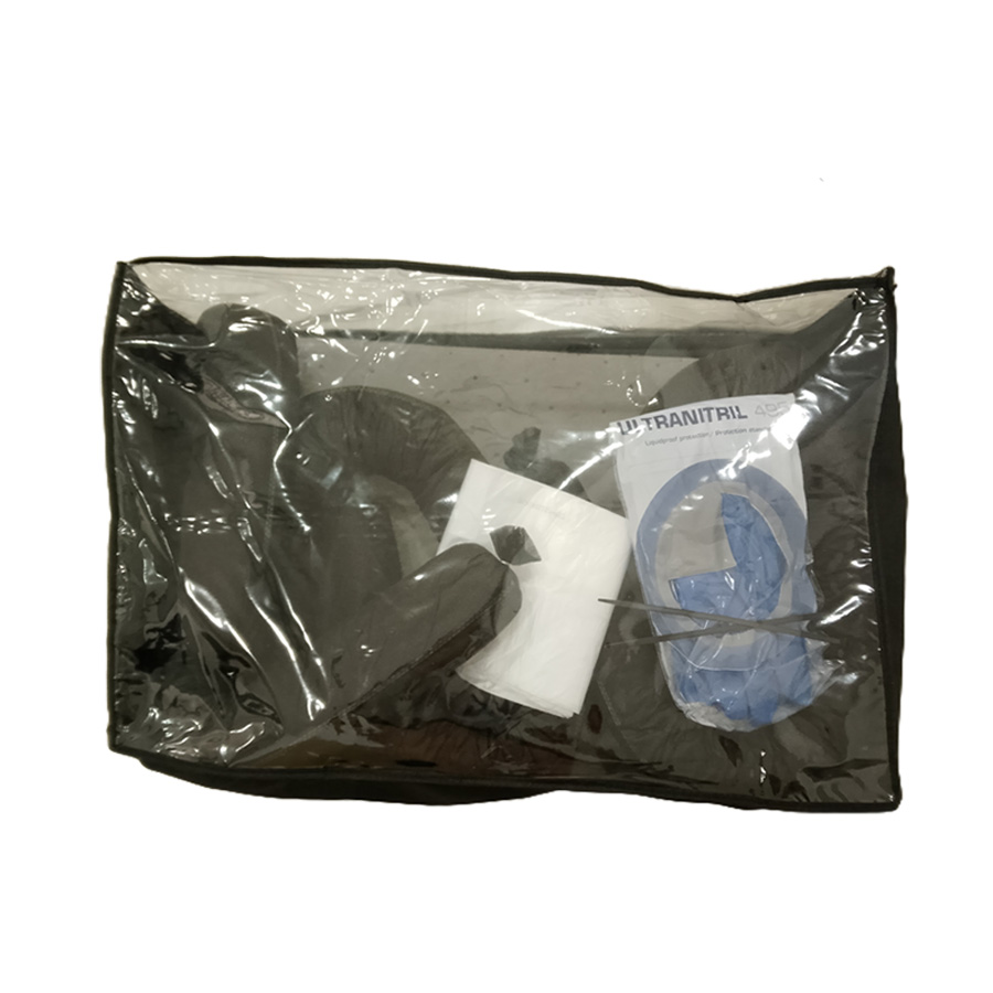 [038586] Kit de absorbentes para recogida de líquidos universales - Cap.: 55 lts. - Gris Oscuro
