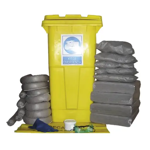 [038591] Kit de absorbentes para recogida de líquidos universales - Cap.: 309 lts. - Gris Oscuro