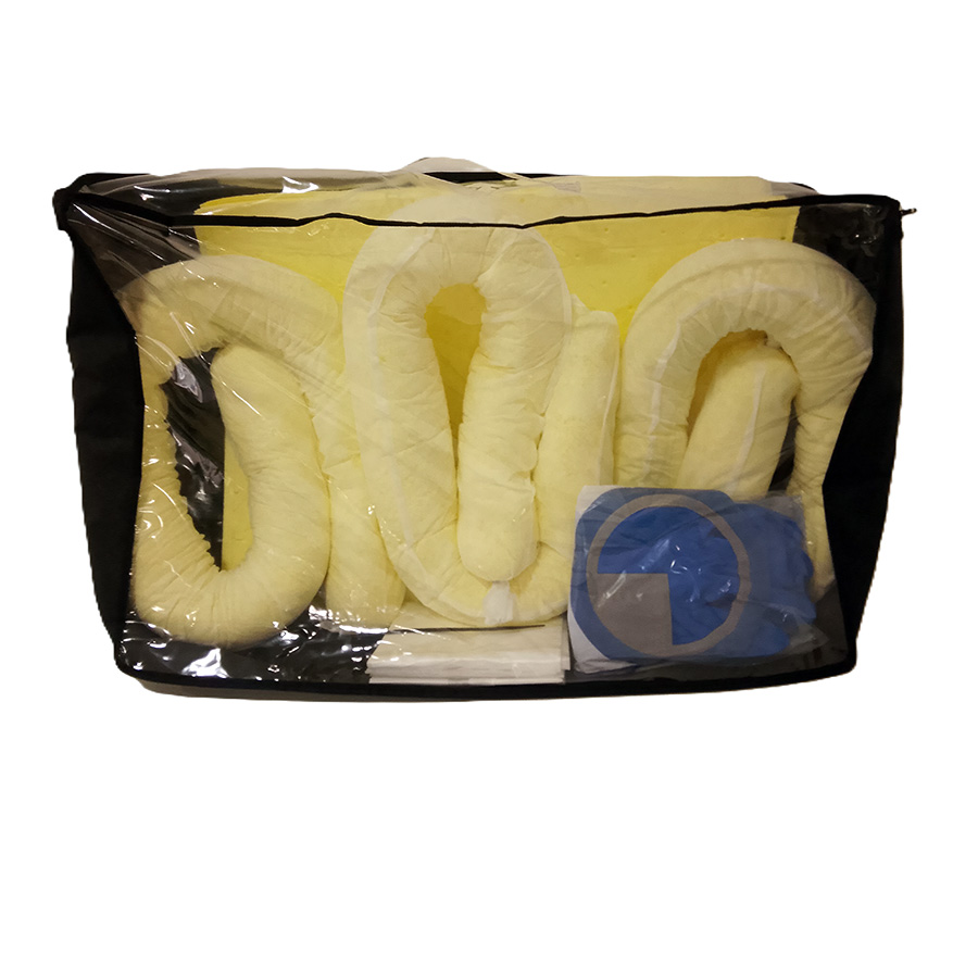 [039112] Kit de absorbentes para recogida de líquidos químicos - Cap.: 55 lts. - Amarillo