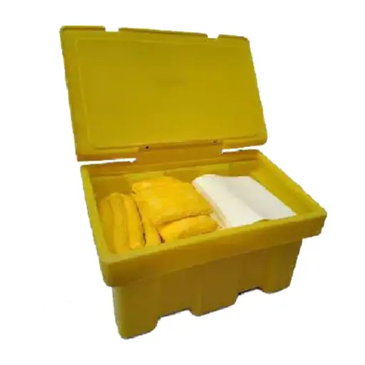 [039118] Kit de absorbentes para recogida de líquidos químicos - Cap.: 329 lts. - Amarillo