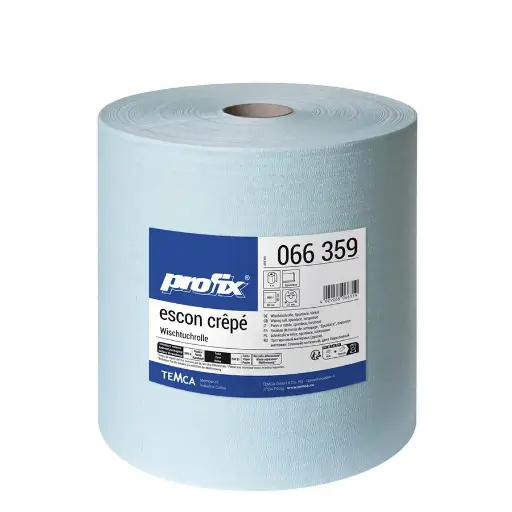 [039071] 1 rollo de bayetas técnicas para grasas y disolventes - Dim.: Ø270x300 mm - Azul