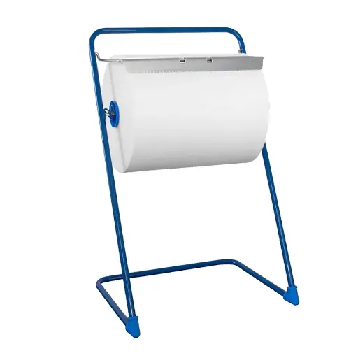 [039107] Soporte dispensador porta rollos de pie - Dim: 510x430x850h mm - Azul