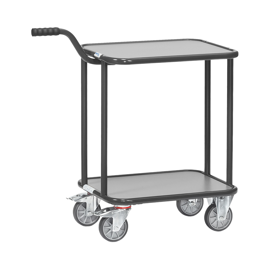 [014931] Base rodante porta cajas con tirador - Dim. plataforma 600 x 450h mm - Gris ral 7016